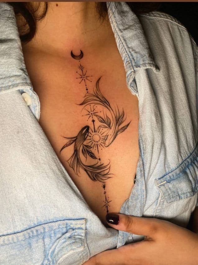 linework tattoo style artwork by The Inker
