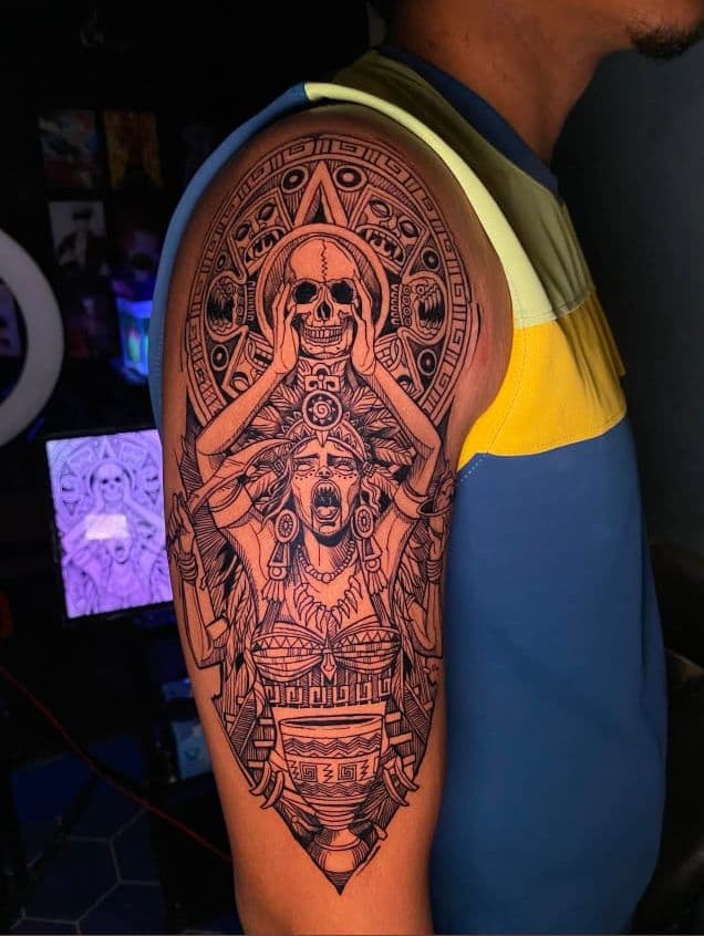TRIBAL tattoo style artwork